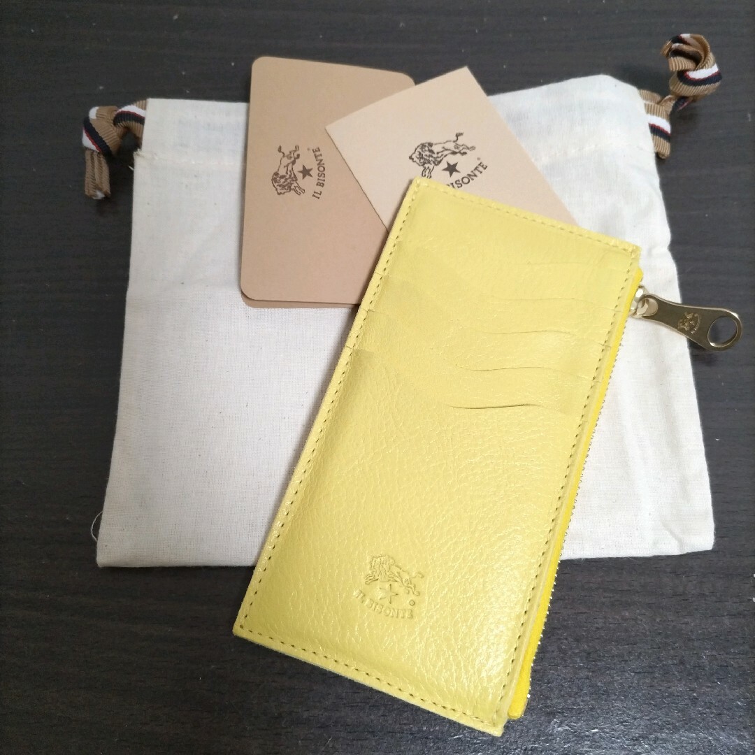 IL BISONTE - 新品 イルビゾンテ 本革 レザー ウォレット カードケース