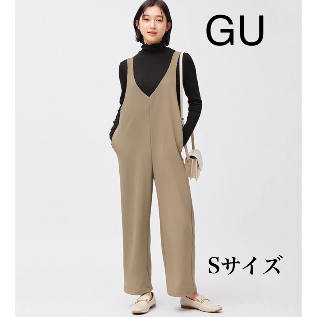 GU(ジーユー)の◆GU◆ カットソーサロペットパンツ レディースのパンツ(サロペット/オーバーオール)の商品写真