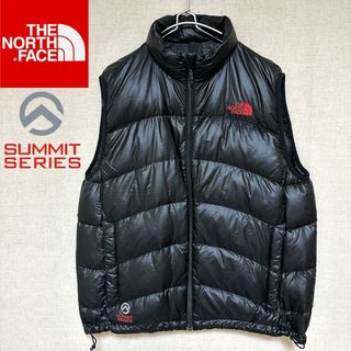 ノースフェイス(THE NORTH FACE) ダウンベスト(メンズ)(ブラック/黒色