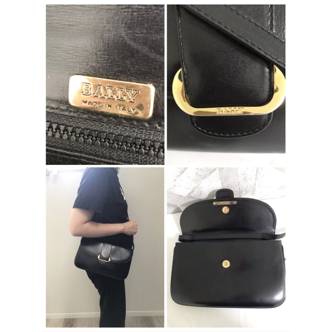 Bally - 【美品】BALLY バリー レザー クロスボディ ショルダーバッグ