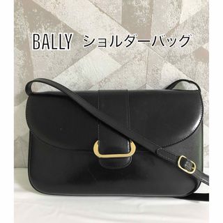 ✨️美品✨️BALLY オールレザー クロコ型押し ショルダーバッグ ブラック