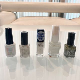 オーピーアイ(OPI)の海外購入多数☆ 白系　ホワイト系　ネイルセット　パール　グリッター　ラメ　セット(ネイル用品)