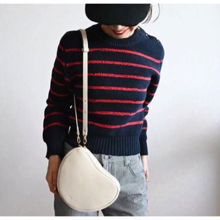 ノーブル(Noble)の限定値下げ chiiiibag 新品 ハートショルダー ホワイト(ショルダーバッグ)