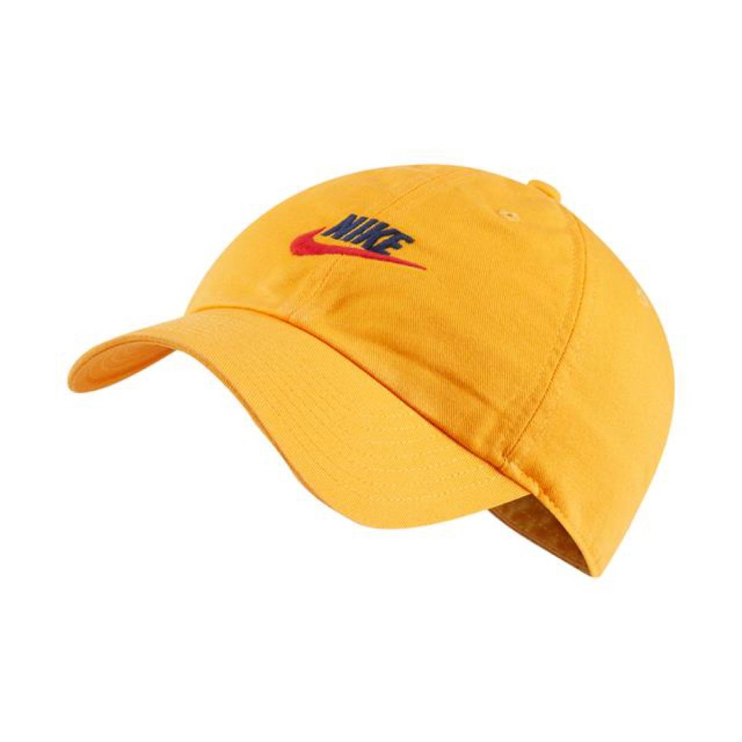 カナダ購入　NIKE ナイキ　オレンジ　イエロー　キャップ　帽子　ロゴ　レア