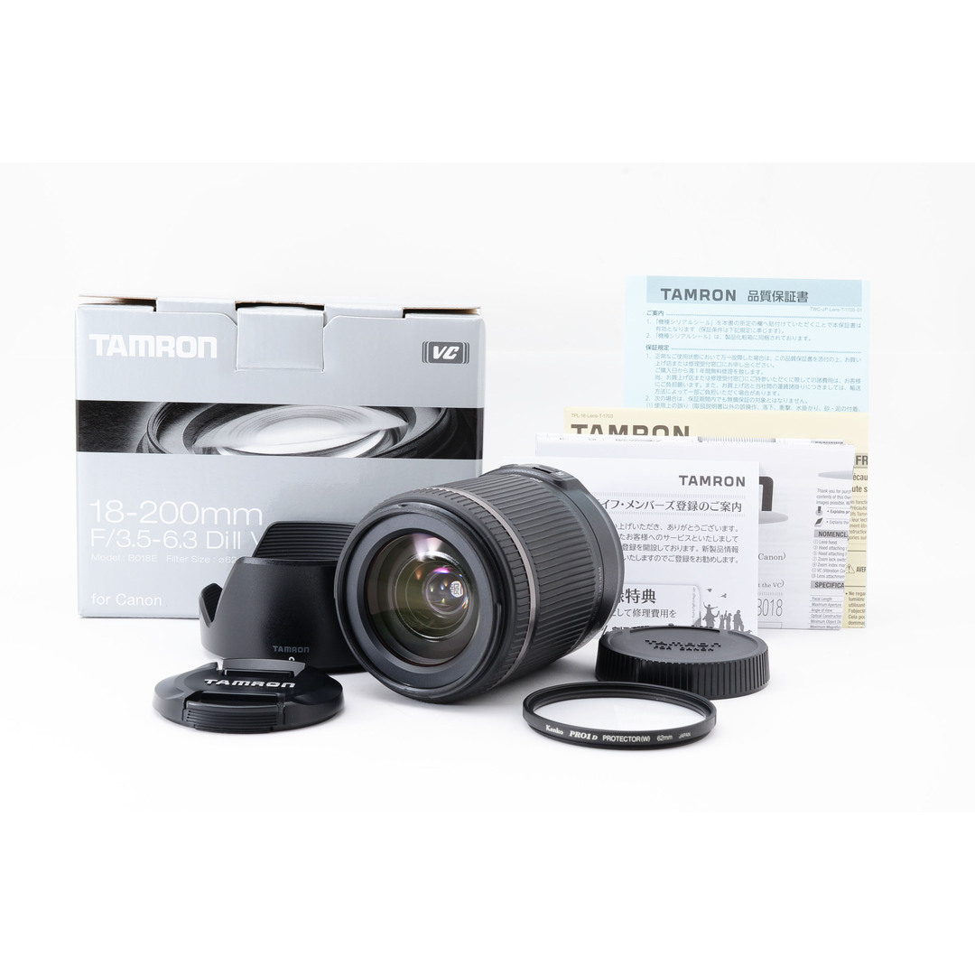 タムロン 18-200mm f3.5-6.3 Di II VC B018-