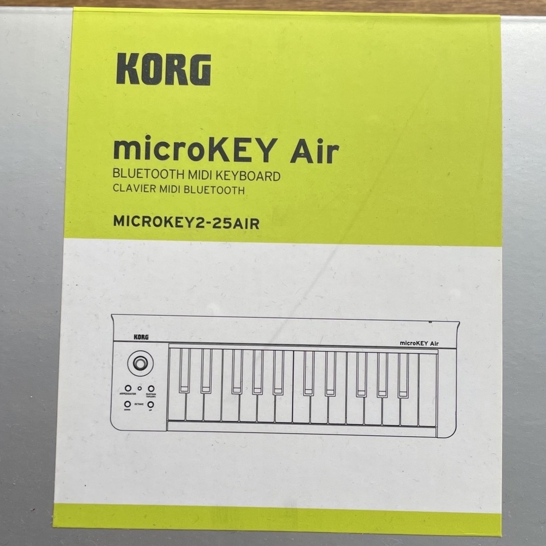 KORG(コルグ)のmicroKEY-25 KORG 25鍵　MIDI KEYBOARD 楽器のDTM/DAW(MIDIコントローラー)の商品写真