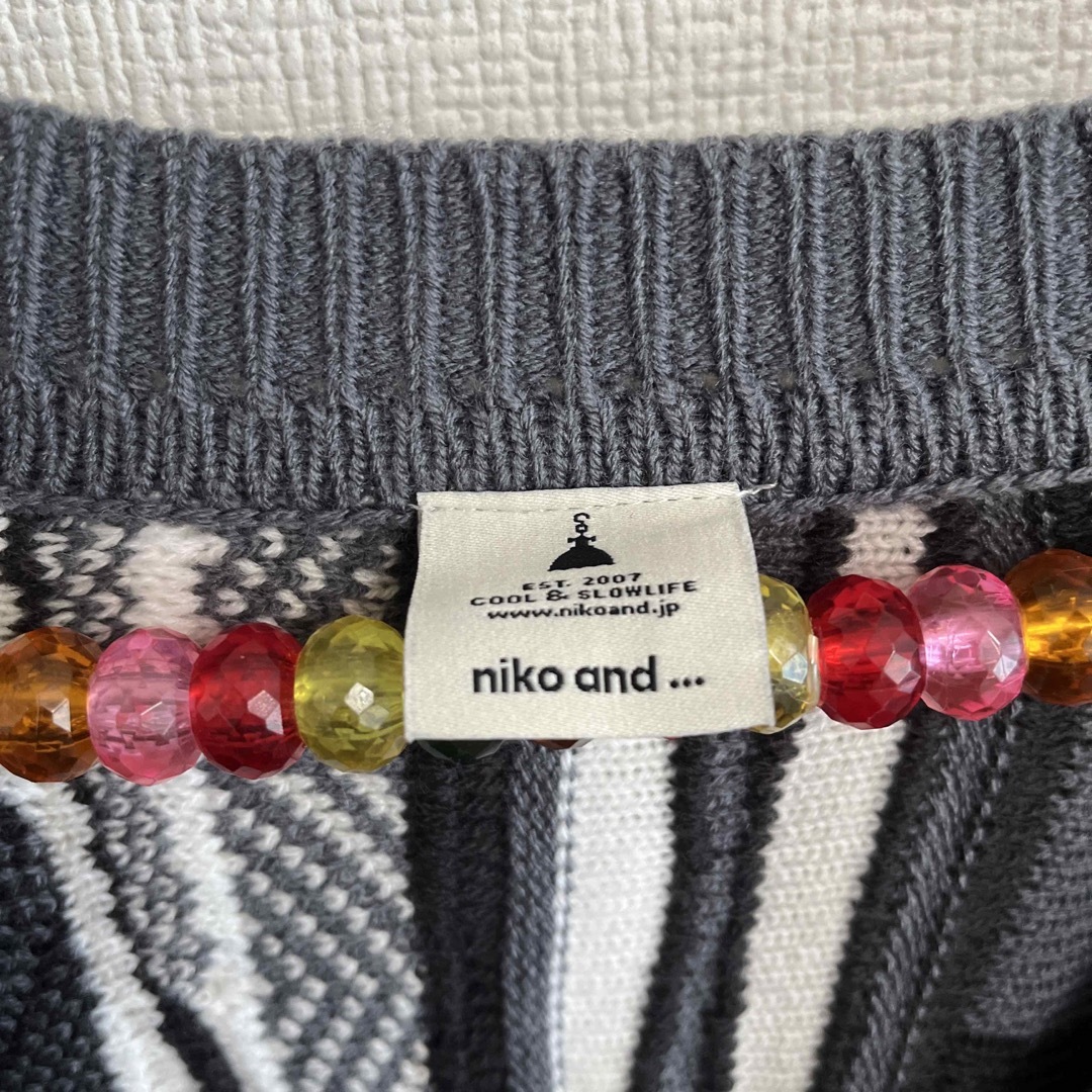 niko and...(ニコアンド)のニットカーディガン　nico and ヴィンテージ レディースのトップス(カーディガン)の商品写真