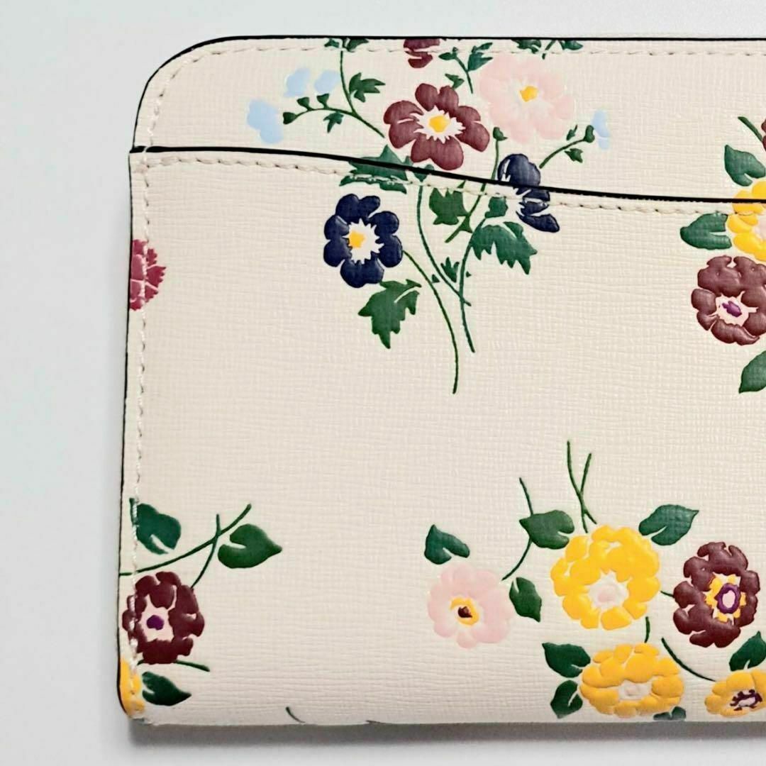 【新品】Kate Spade ケイトスペード ブーケレザー長財布 花柄ウォレット