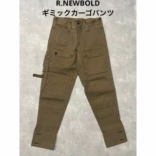 アールニューボールド(R.NEWBOLD)のr.newbold カーゴパンツ　マルチポケット　y2k  ベージュ(ワークパンツ/カーゴパンツ)