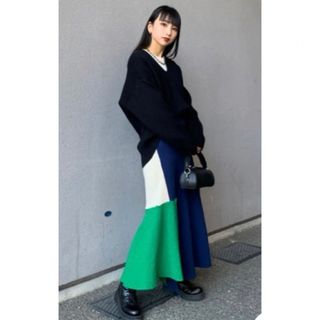 スライ(SLY)の【SLY】V/N MG LOOSE TOPS Vネックミドルゲージルーズトップス(ニット/セーター)