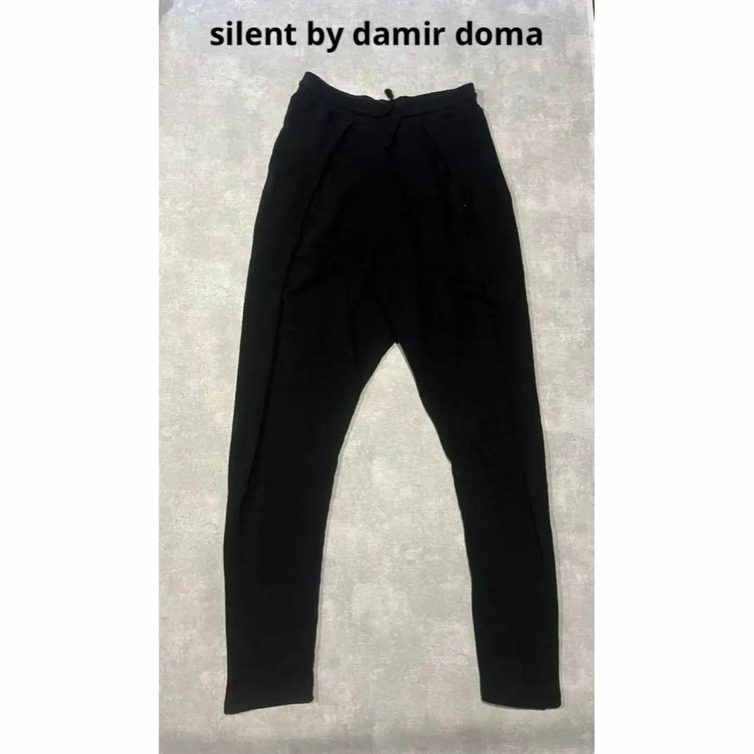 silent by damir doma サルエル スウェットパンツ 黒 | フリマアプリ ラクマ