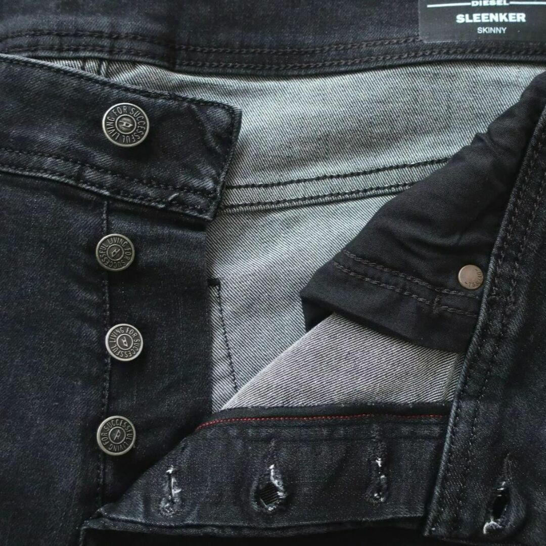 DIESEL - 新品 DIESEL SLEENKER-X ストレッチスキニーデニム 黒 W34の