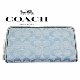 コーチ(COACH) 財布(レディース)（ブルー・ネイビー/青色系）の通販