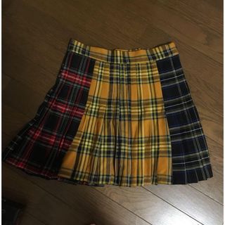 ザラ(ZARA)のZARA チェックスカート xs(ミニスカート)