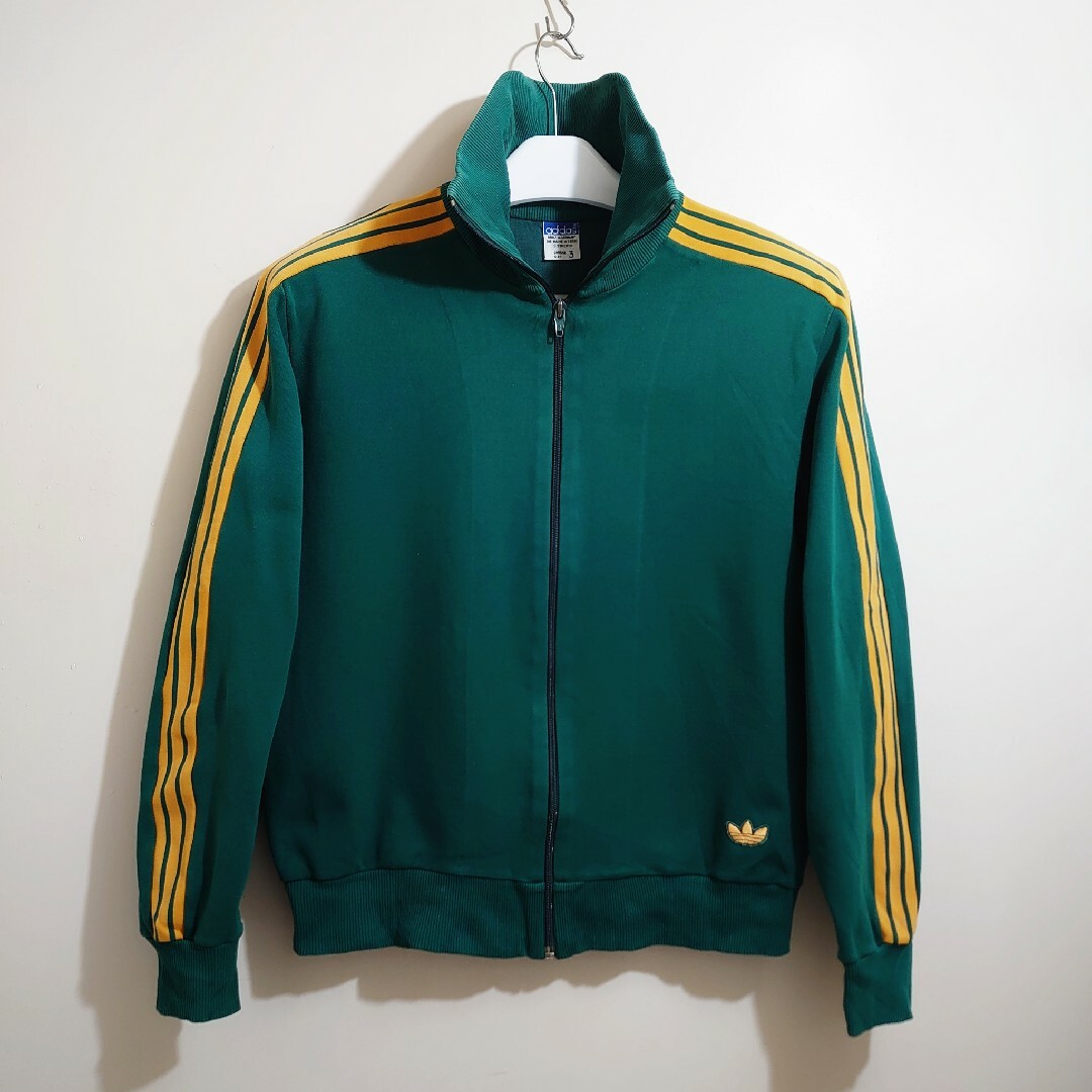 adidas - ☆希少☆美品☆70〜80年代 アディダス ジャージ 緑×黄 size３