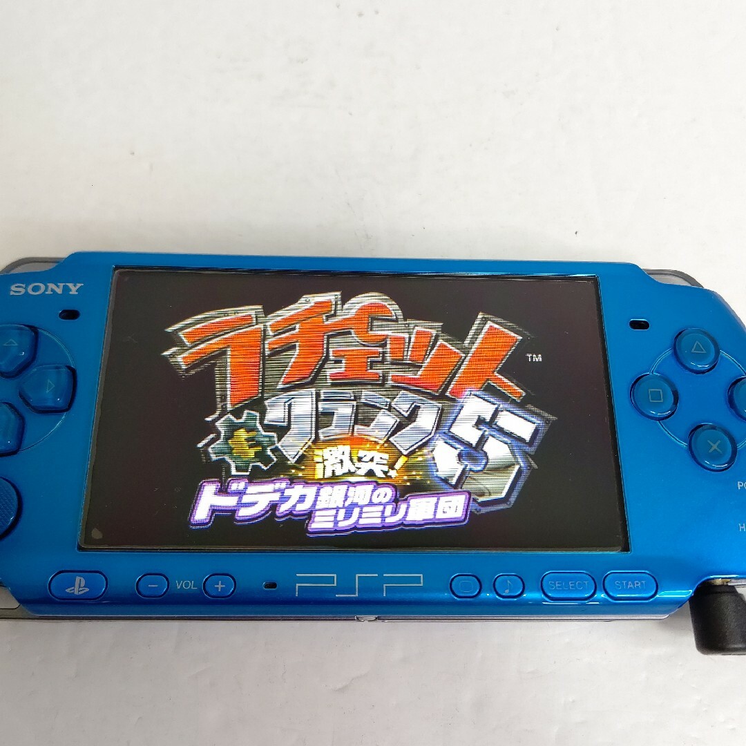 SONY　PSP3000 バイブラントブルー　画面極美品　ソニー　ゲーム機