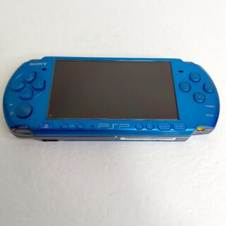 プレイステーションポータブル(PlayStation Portable)のSONY　PSP3000 バイブラントブルー　画面極美品　ソニー　ゲーム機(携帯用ゲーム機本体)