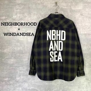 neighborhood インディアンプリント　ネルシャツ