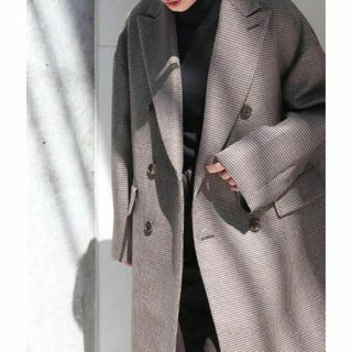 オーラリー(AURALEE)の18AW AURALEE DOUBLE FACE CHECK COAT 極美品(ロングコート)