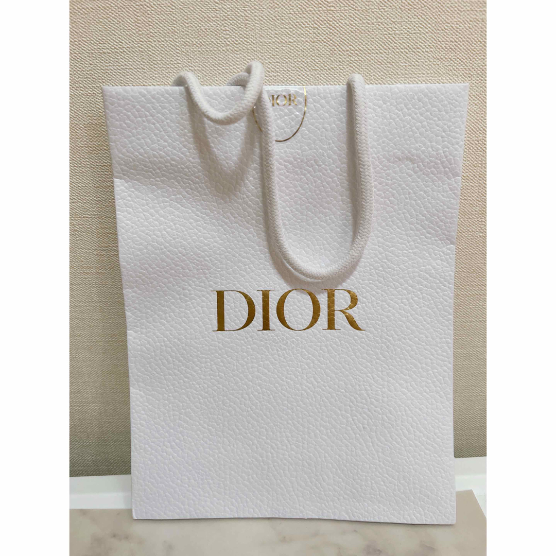Dior(ディオール)のDIOR ショッピングバッグ　2枚セット　紙袋 レディースのバッグ(ショップ袋)の商品写真