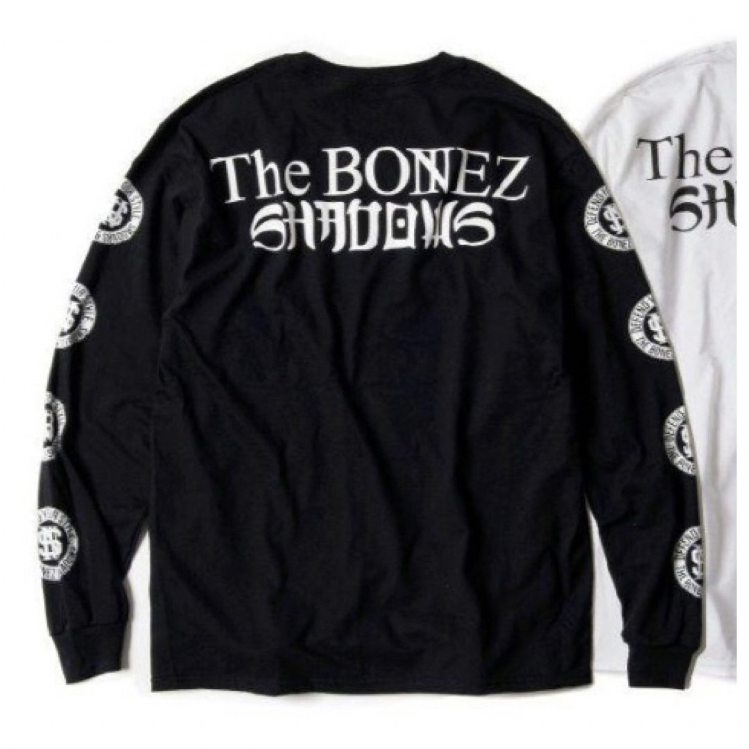 The BONEZ SHADOWS DYS Tシャツ ロンT 黒 M ザボーンズ メンズのトップス(Tシャツ/カットソー(七分/長袖))の商品写真