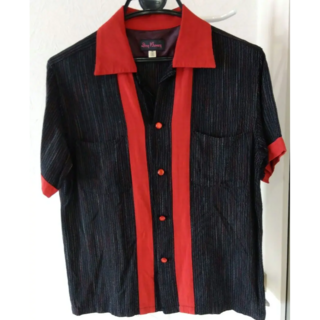 【Vintage】 レアモノ　ロカビリーシャツ(シャツ/ブラウス(半袖/袖なし))