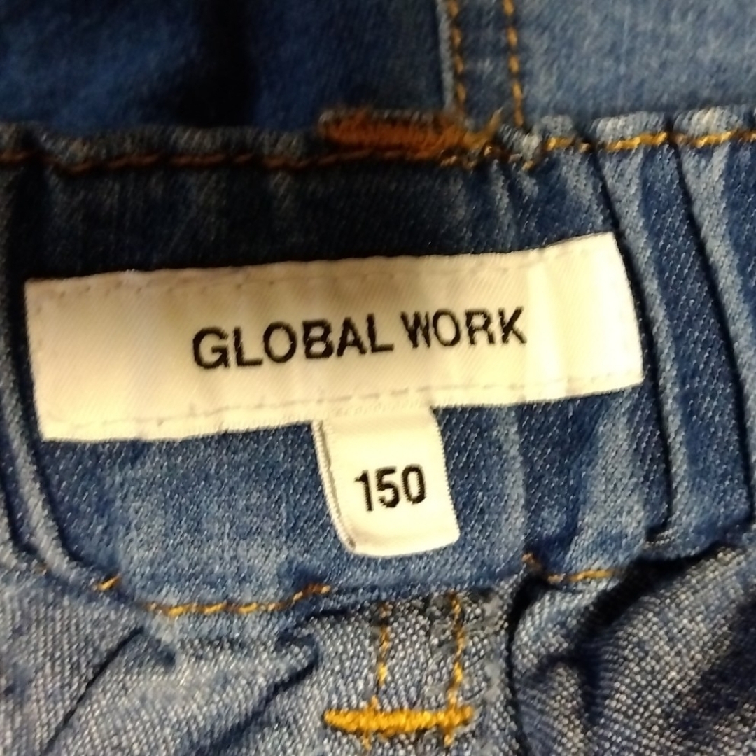 GLOBAL WORK(グローバルワーク)の専用品　GLOBALWORK キッズ　ショートパンツ　デニム　150cm キッズ/ベビー/マタニティのキッズ服女の子用(90cm~)(パンツ/スパッツ)の商品写真