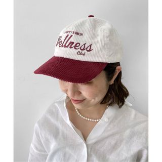 アパルトモンドゥーズィエムクラス(L'Appartement DEUXIEME CLASSE)のL'Appartement 【SPORTY&RICH】CORDUROY HAT(キャップ)