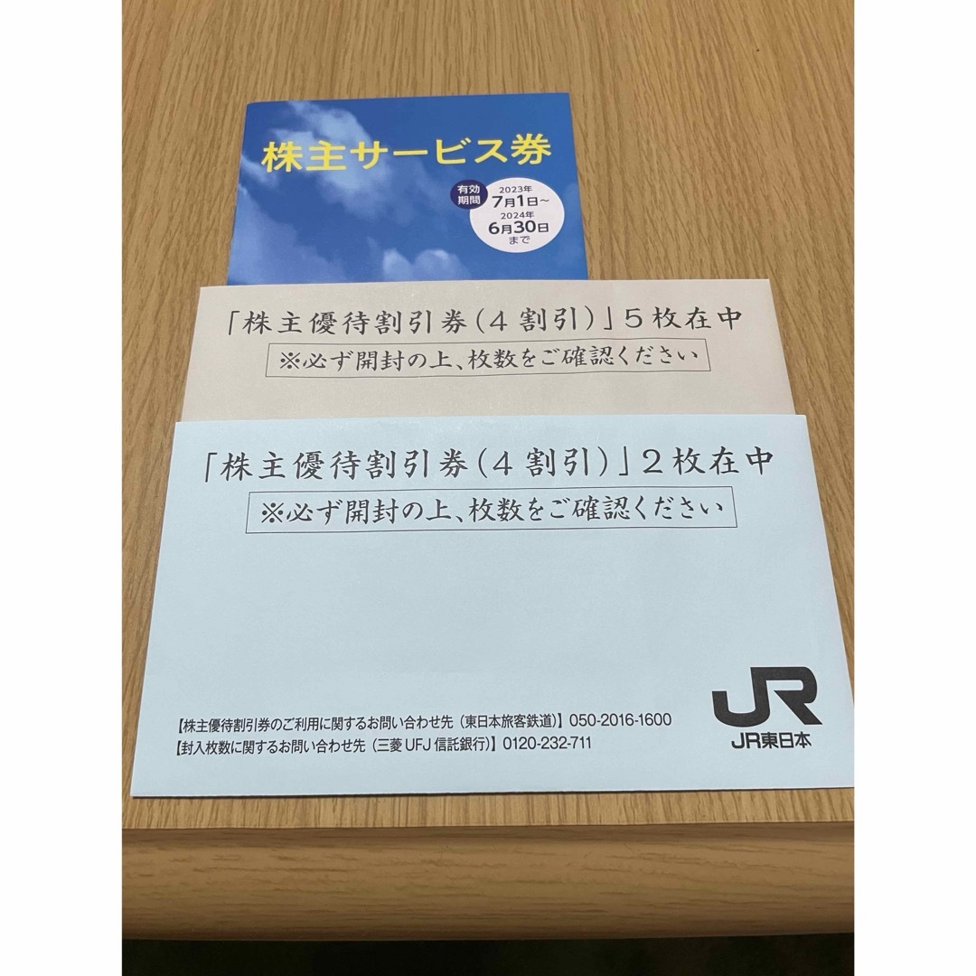 JR - JR東日本 株主優待割引券 7枚の通販 by アキト's shop｜ジェイ ...
