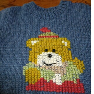 手編みセーター、くまさん。(その他)