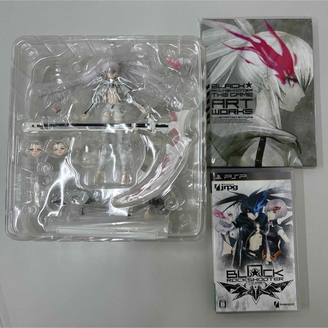PSPブラック★ロックシューターTHE GAMEホワイトプレミアムBOX PSP