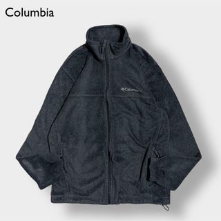 コロンビア(Columbia)のColumbia フリースジャケット ジップアップ コロンビア 刺繍ロゴ 古着(その他)