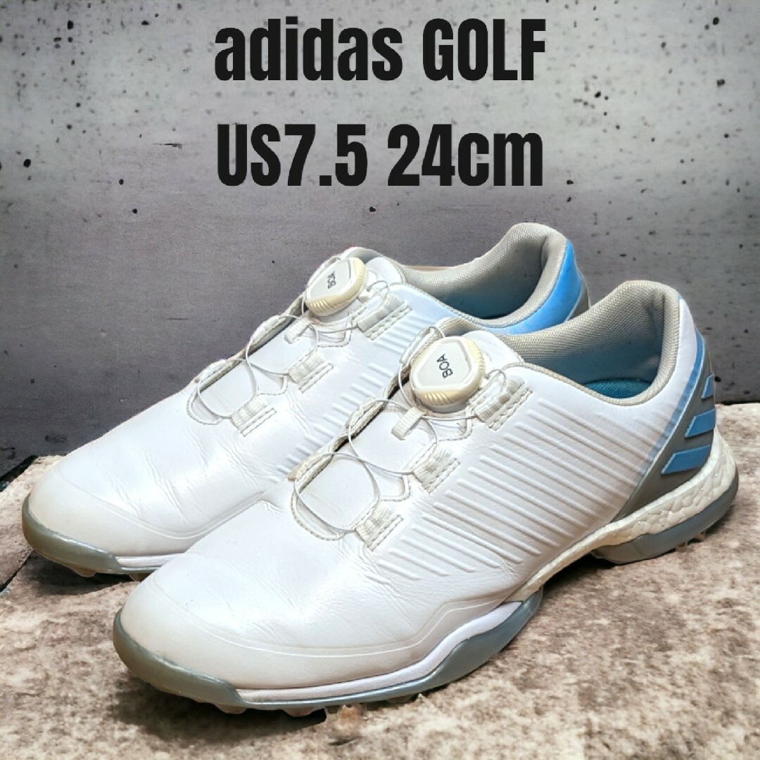 adidas GOLF アディダスゴルフ 24cm ブースト ゴルフシューズ