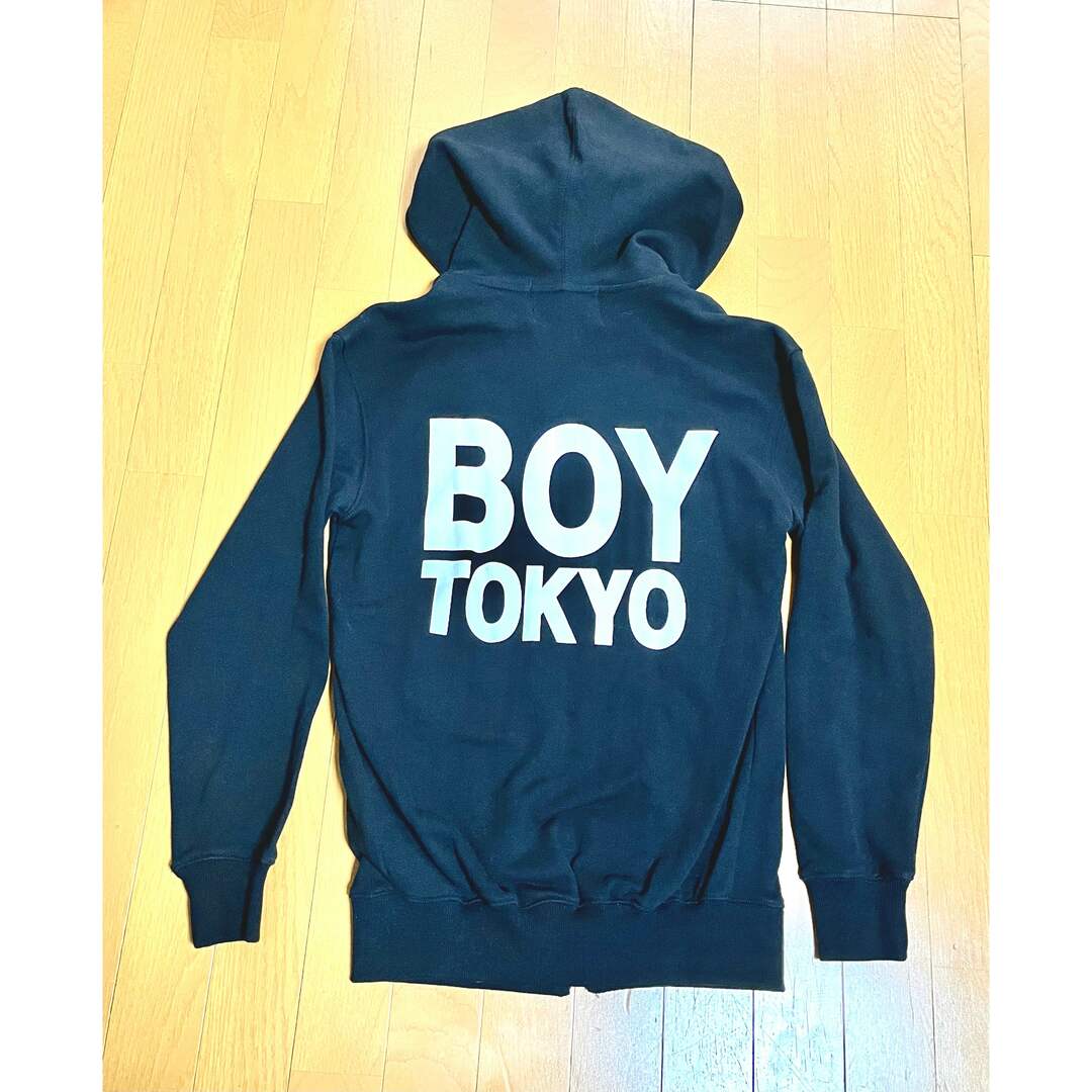 Boy London(ボーイロンドン)の新品　BOY LONDON ブラックパーカー　ユニセックス　サイズS メンズのトップス(パーカー)の商品写真