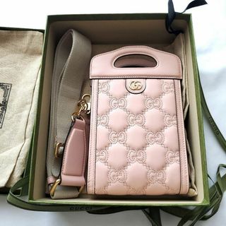 【未使用に近い】完売品 GUCCI グッチ GG ピンク ショルダー バッグ