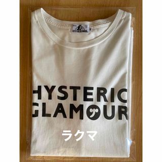 ヒステリックグラマー(HYSTERIC GLAMOUR)のM ホワイト白HYSTERIC GLAMOURロゴTシャツ ヒステリックグラマー(Tシャツ/カットソー(半袖/袖なし))