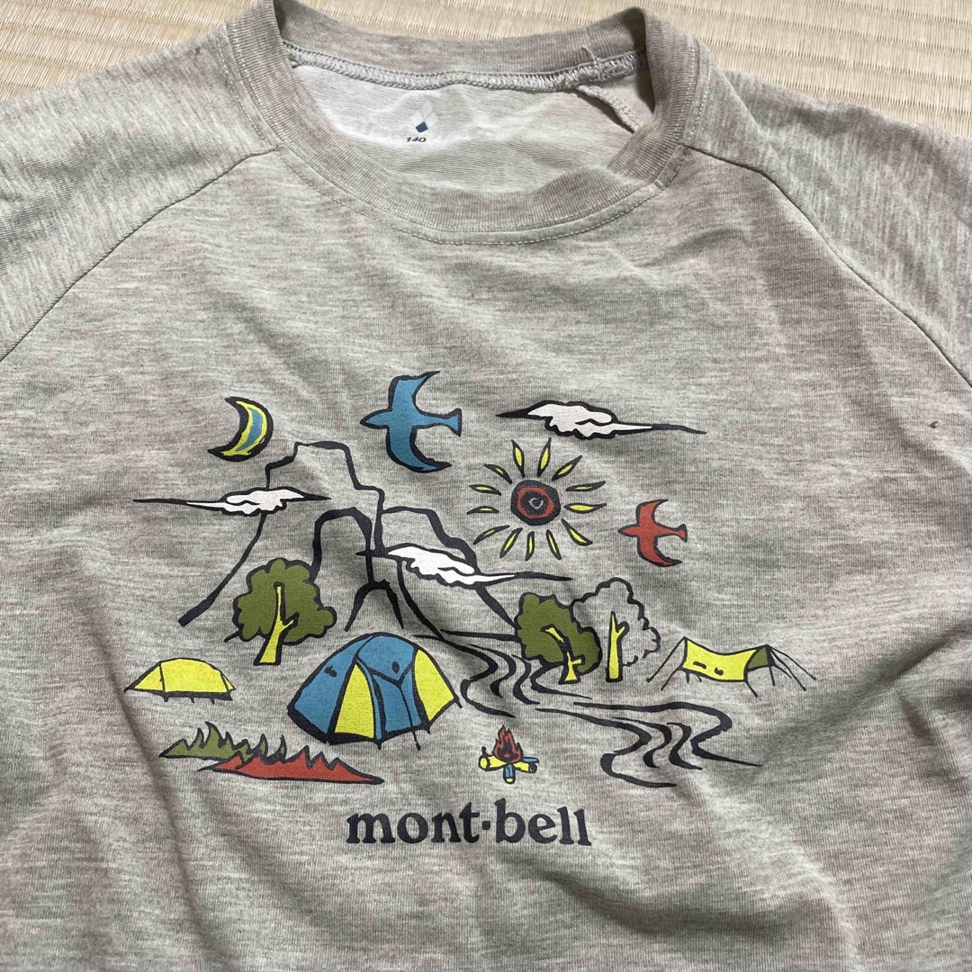 mont bell(モンベル)のmont-bell  男の子　ロンT２枚セット キッズ/ベビー/マタニティのキッズ服男の子用(90cm~)(Tシャツ/カットソー)の商品写真