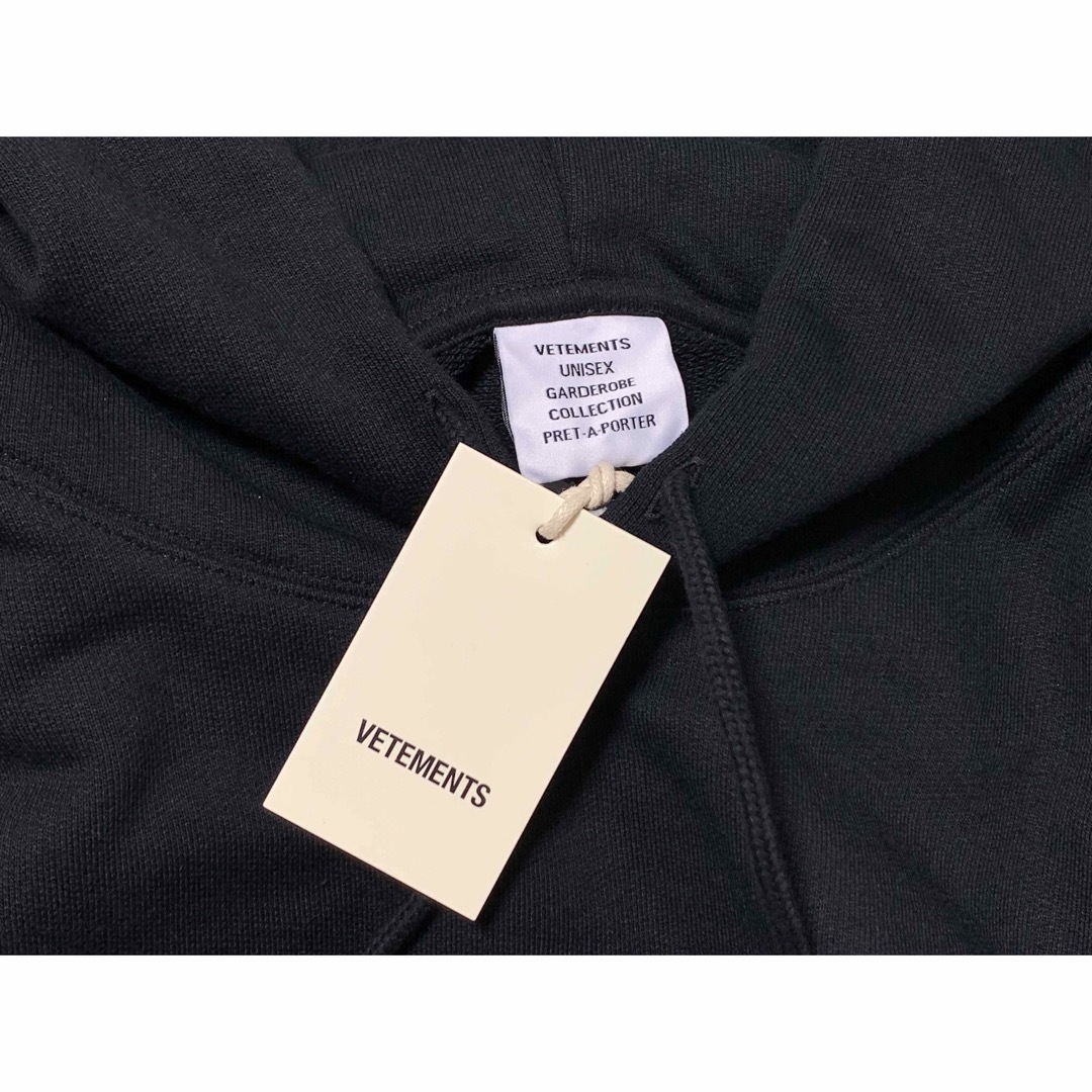 メンズ新品《 VETEMENTS 》X-Large Logo Hoodie XS