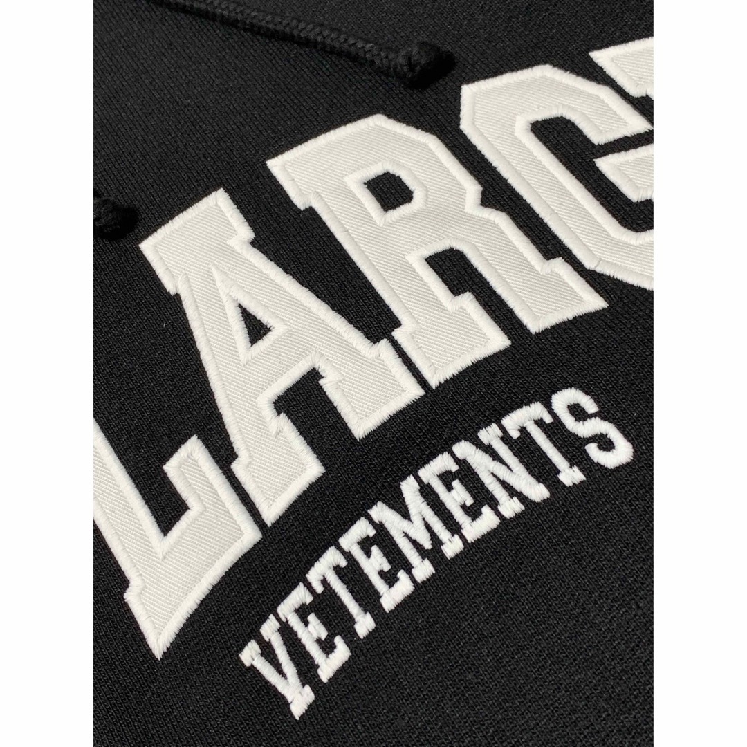 メンズ新品《 VETEMENTS 》X-Large Logo Hoodie XS