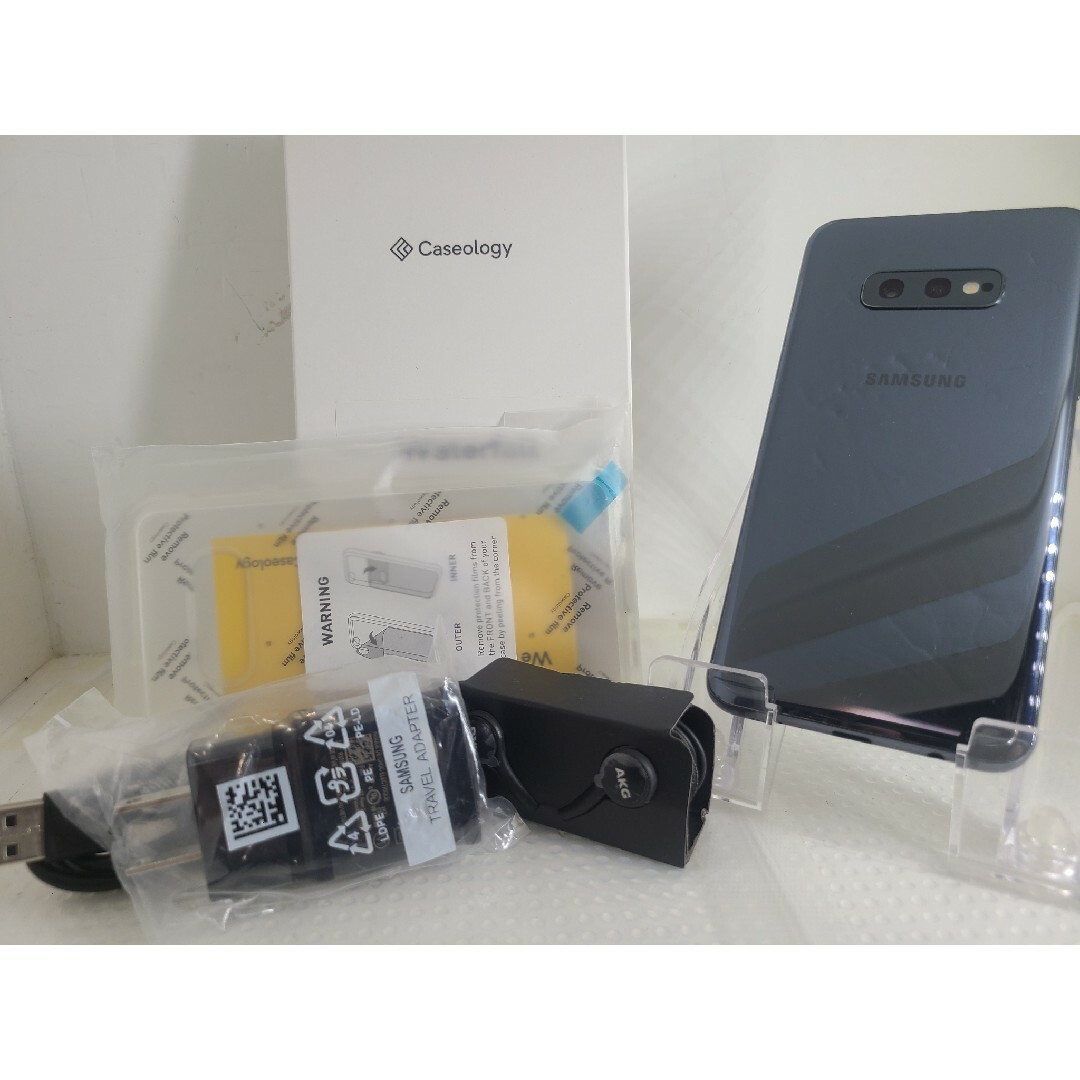 SAMSUNG Galaxy se black GBGBDual SIMフリーの通販 by