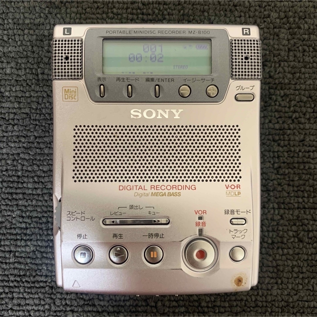 SONY SONY MZ-B100 ソニー MD レコーダー ボイスレコーダーの通販 by Marcelo1991's shop｜ソニーならラクマ