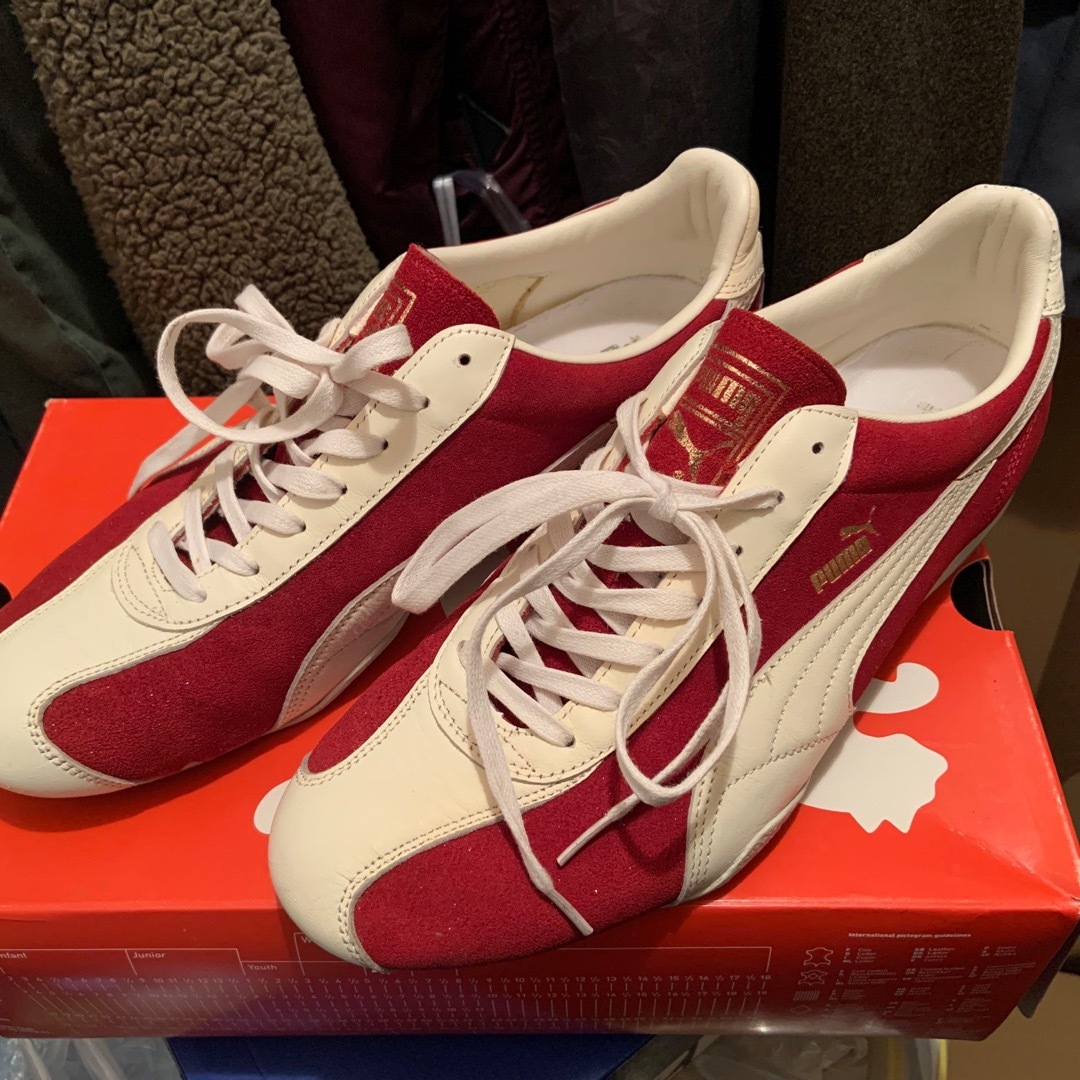 PUMA(プーマ)の（ジャンク）PUMA プーマ　ストラスブール　GL レッド　28.0 スニーカー メンズの靴/シューズ(スニーカー)の商品写真