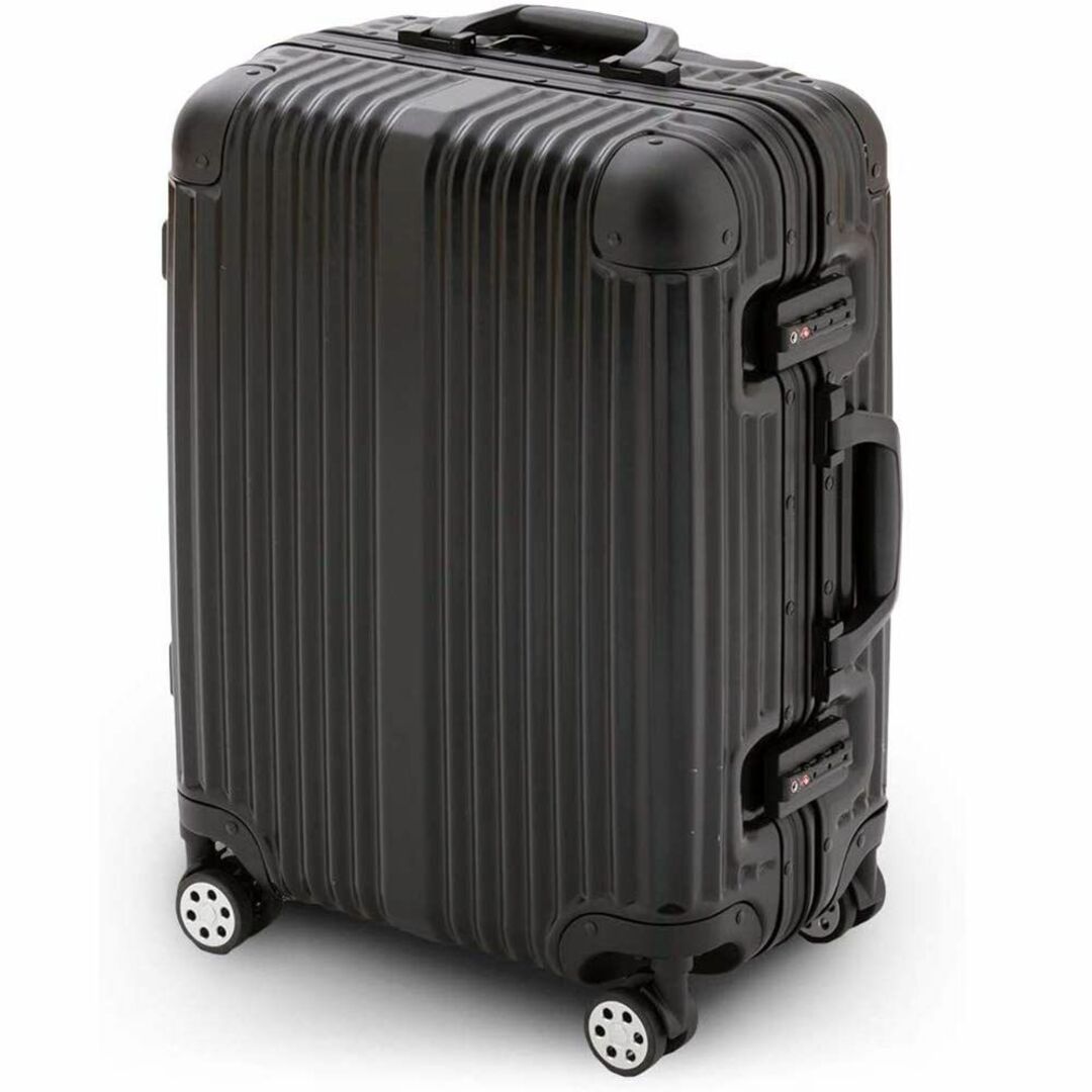 【色: ブラック】スーツケース アイリスプラザ キャリーバッグ アルミフレーム