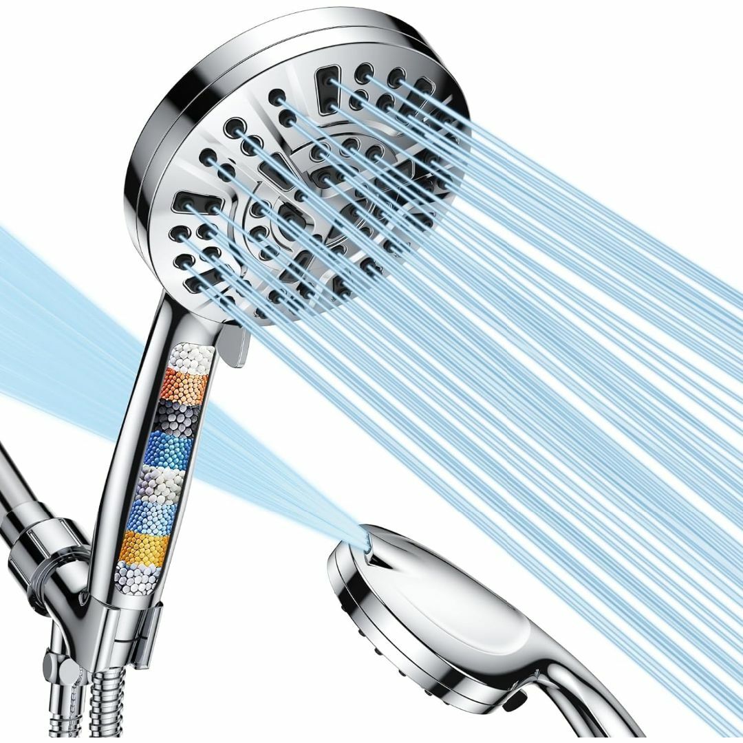 シャワーヘッド 節水シャワー 10段階モード 水圧調整 高洗浄力 水圧アップ