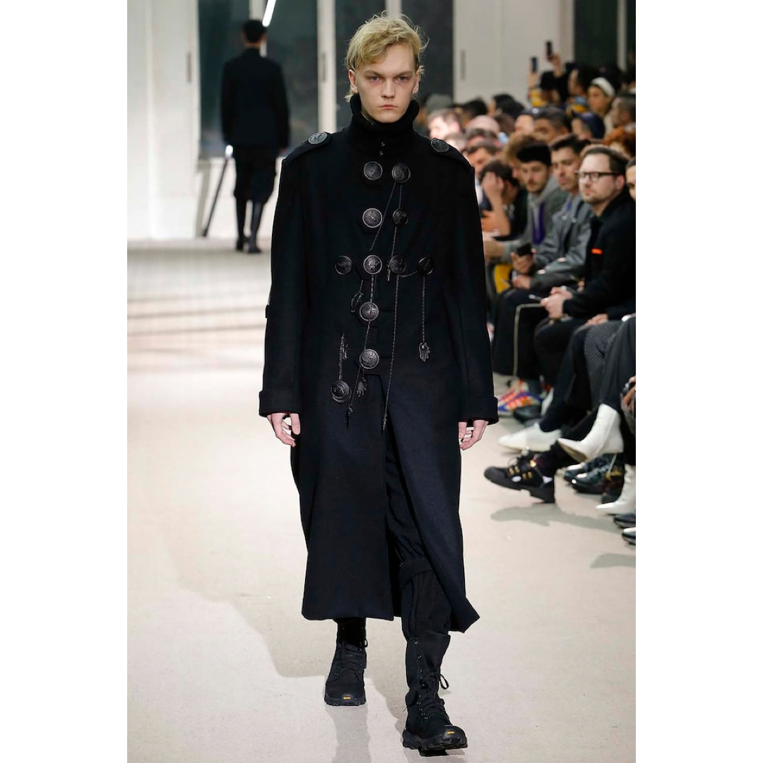 Yohji Yamamoto - 「求・探」ヨウジヤマモト 19aw look35黒ボタン