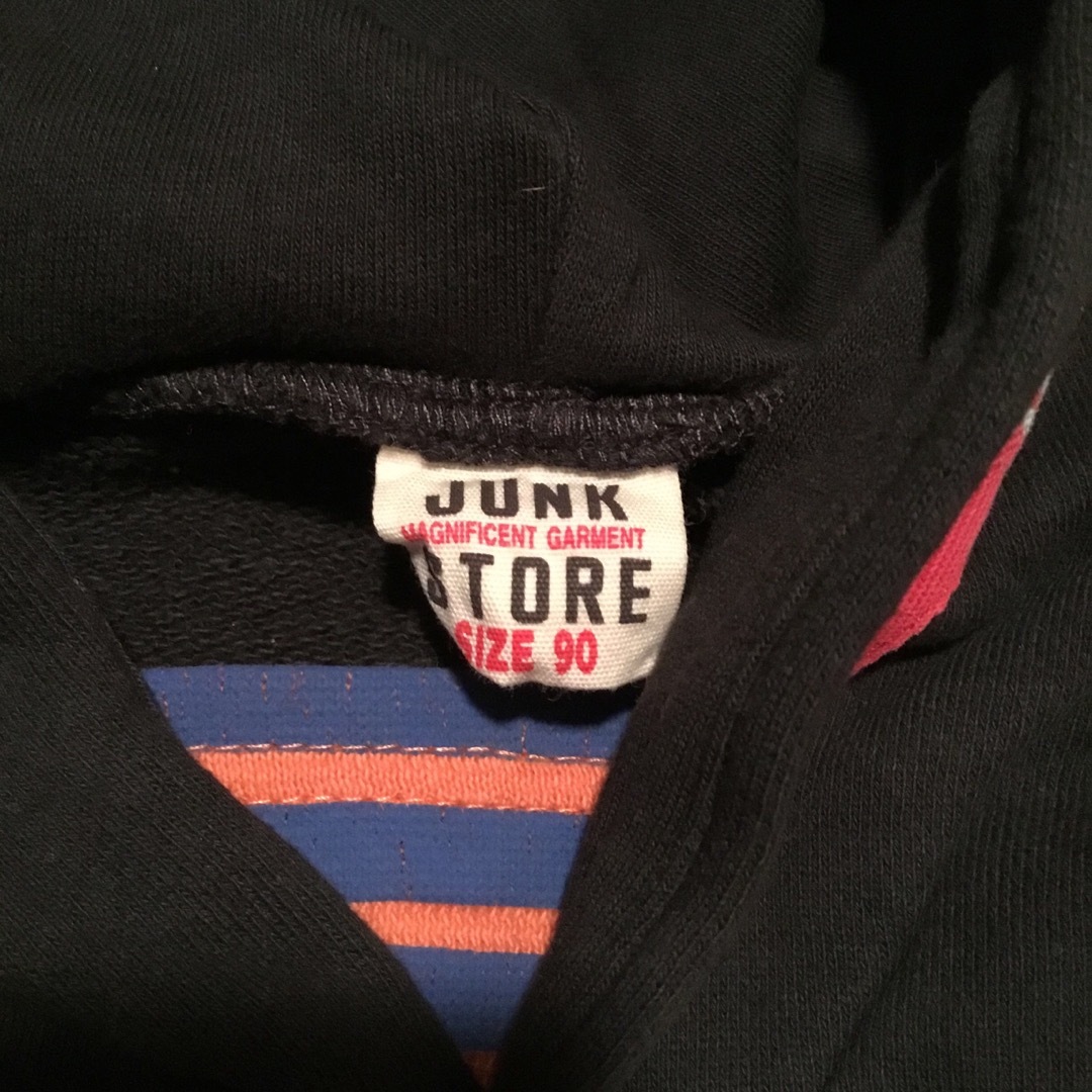 JUNK STORE(ジャンクストアー)のジャンクストア　パーカー　アメカジ　90cm キッズ/ベビー/マタニティのキッズ服男の子用(90cm~)(ジャケット/上着)の商品写真