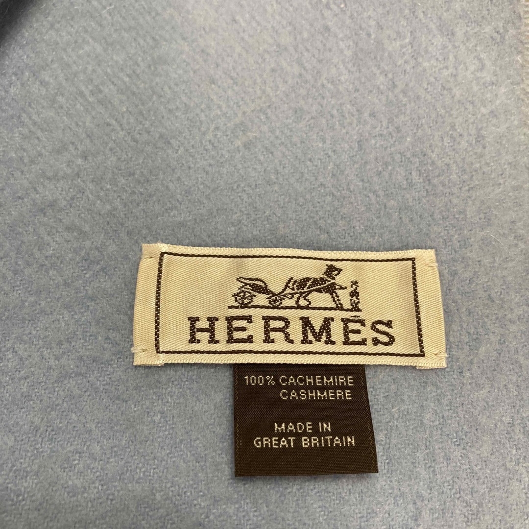 ＨＥＲＭＥＳ　エルメスマフラーブルー系 1