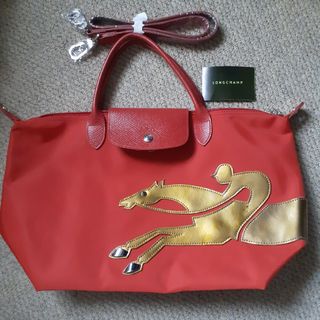 ロンシャン(LONGCHAMP)のロンシャン　プリアージュ　トートバッグ　馬　おウマさん(トートバッグ)