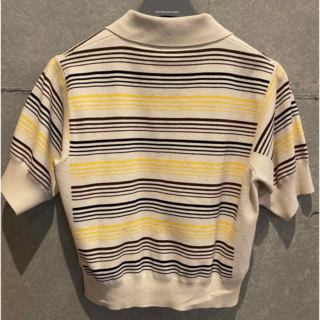 miumiu - 新品 2023AW MIUMIU ミュウミュウ コットンニットポロシャツ miumiu - 新品 2023AW MIUMIU ミュウミュウ コットンニットポロシャツ
