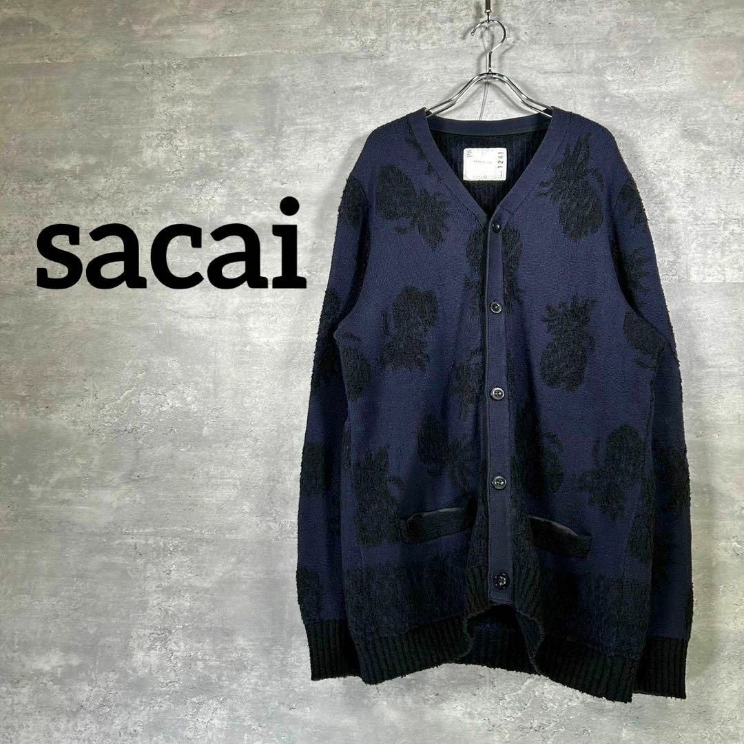 sacai - 『sacai』サカイ (3) ジャガードニットカーディガン